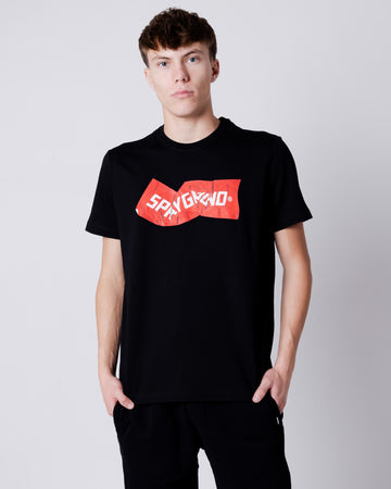 Sprayground T-shirt CRUMPLED Black