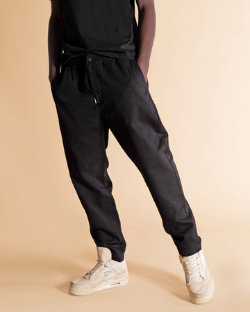 Sprayground Trousers COTTON BAGGY CHINO TOTAL Black