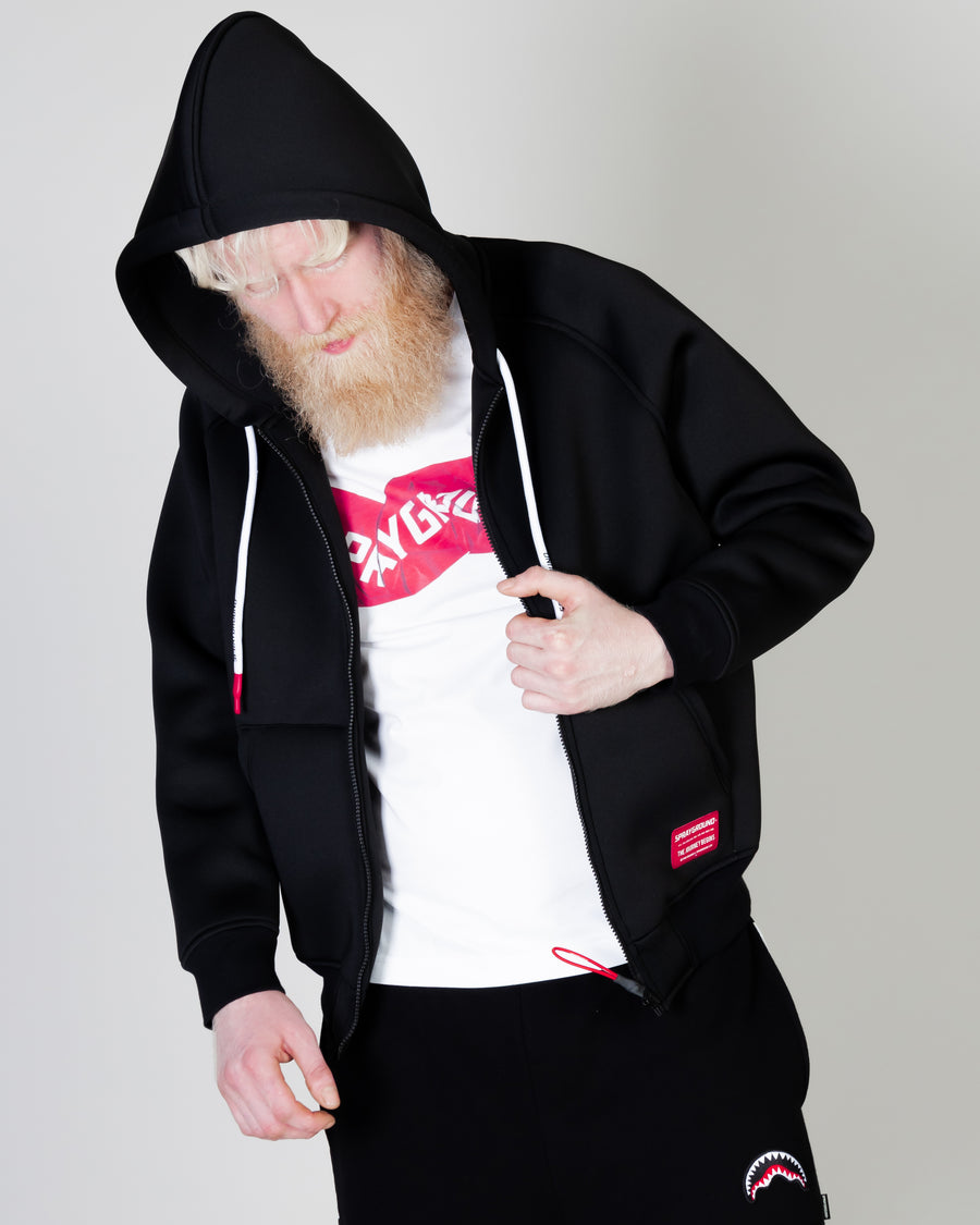 Sudaderas con capucha Sprayground BLACK SG IN MY TEETH SCUBA FULLZIP Negro