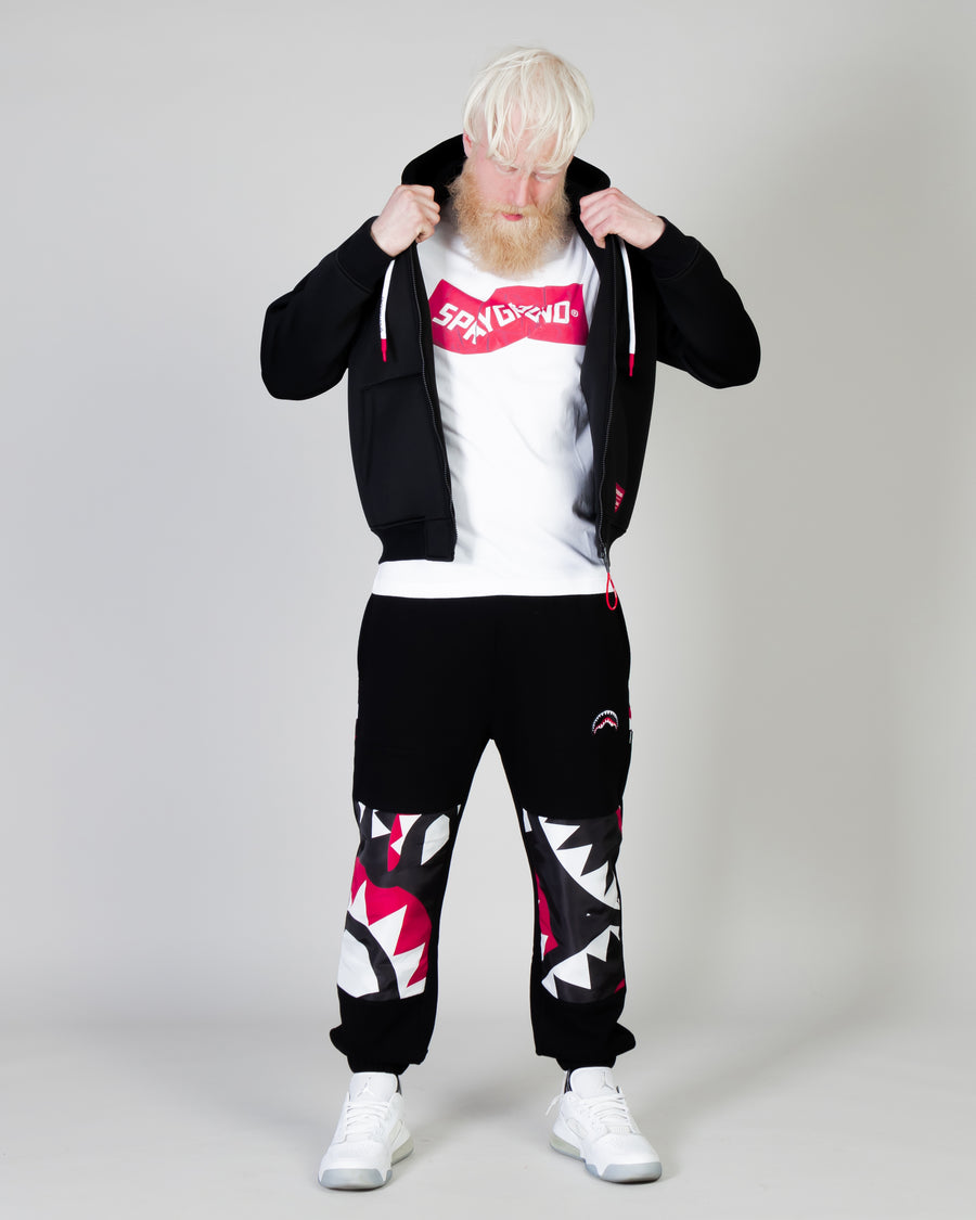 Sudaderas con capucha Sprayground BLACK SG IN MY TEETH SCUBA FULLZIP Negro