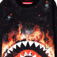 Shark On Fire Crewneck J