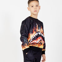 Shark On Fire Crewneck J