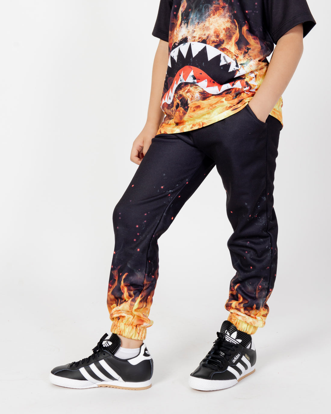 Ragazzo/a - Shark On Fire Pants