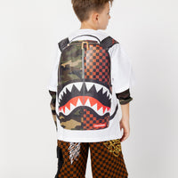 Garçon/fille - Camo Check Backpack Double Tshirt