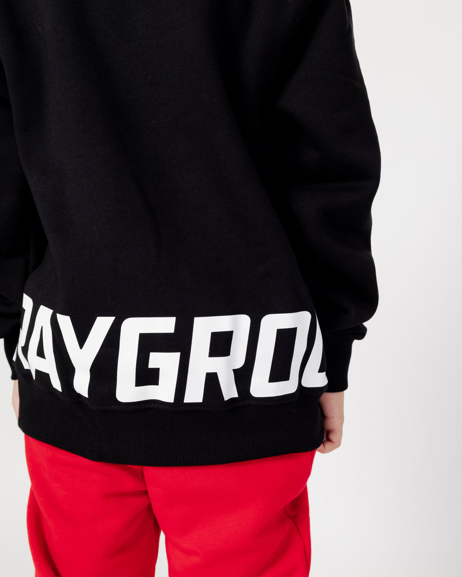 Garçon/Fille - Sweatshirts Sprayground SPRAYGROUND SMOOTH CREW Noir