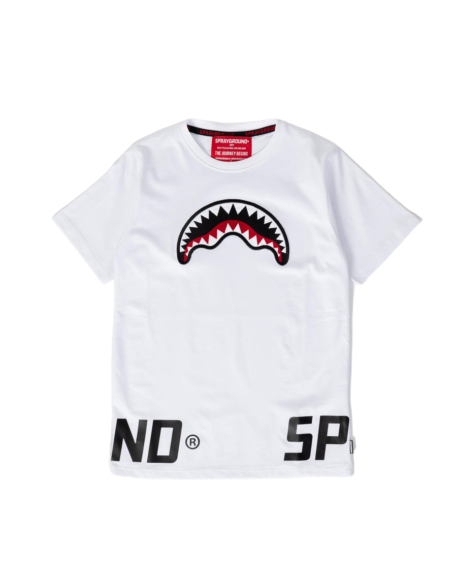 Garçon/Fille - T-shirt Sprayground SPRAYGROUND SMOOTH TSHIRT Blanc