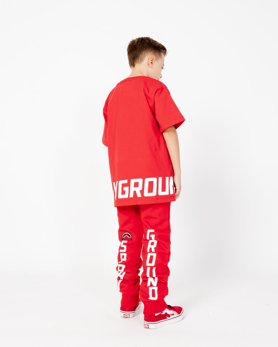 Garçon/Fille - T-shirt Sprayground SPRAYGROUND SMOOTH TSHIRT Rouge