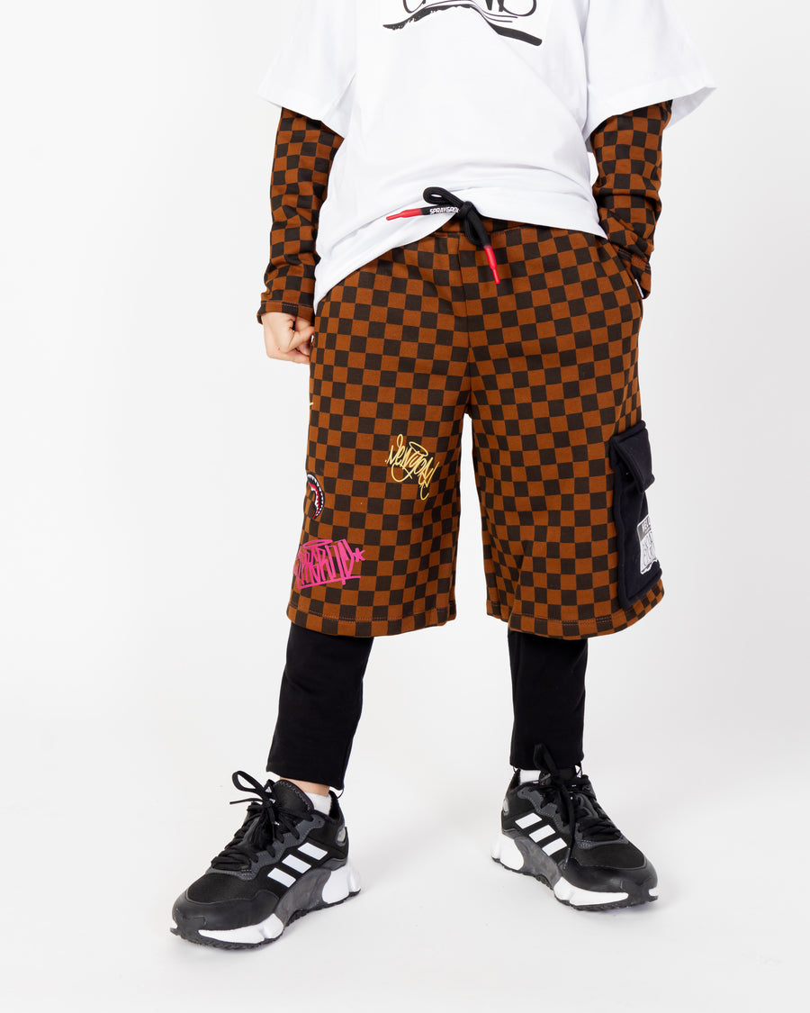 Youth - Sprayground Joggers TAGGED UP DOUBLE PANTS J Brown