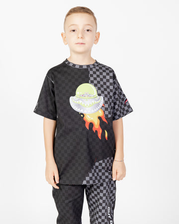 Niño / Niña  - Camiseta Sprayground UFO WTF TSHIRT J Gris