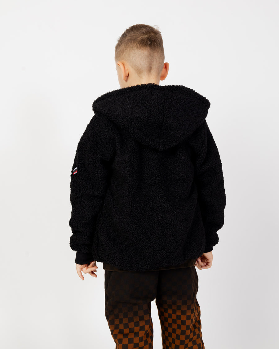 Youth - Sprayground Hoodie TAGGED UP DOUBLE TEDDY JACKET J Brown