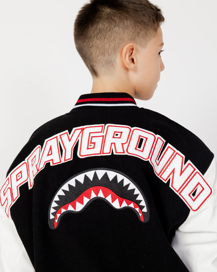 Youth - Sprayground Jacket VARSITY SPRAY J Black
