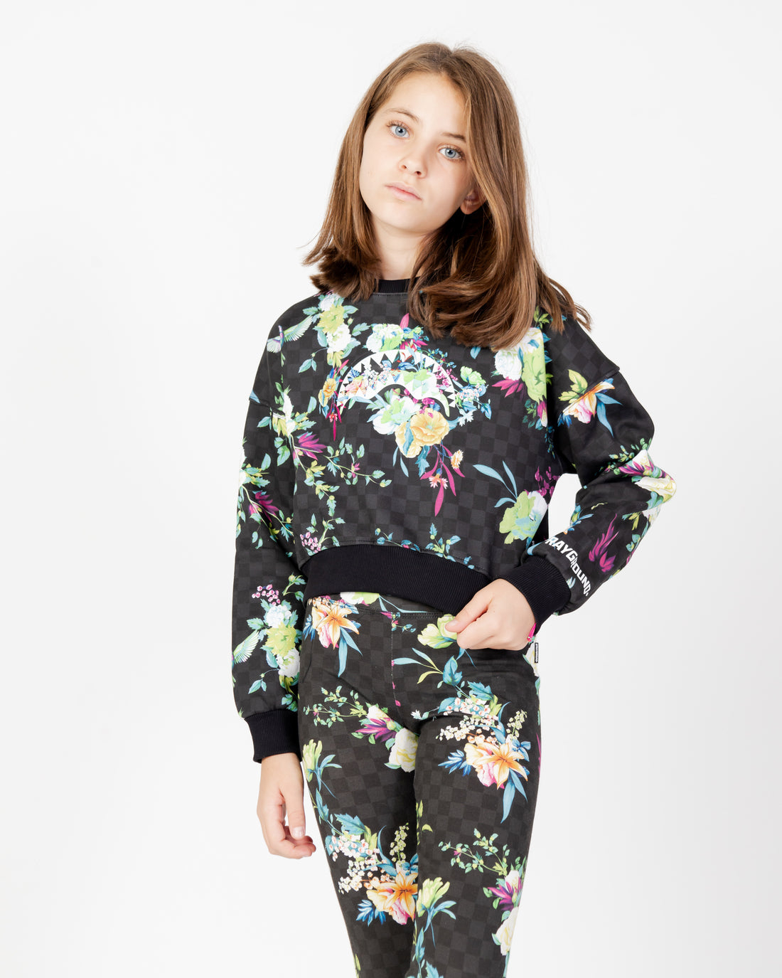 Ragazzo/a - Neon Floral Crew J