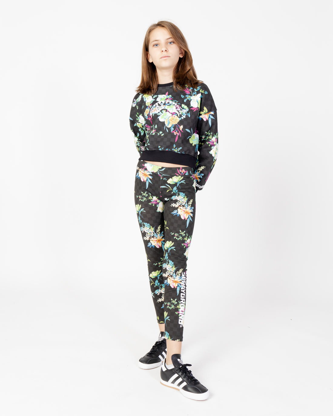 Ragazzo/a - Neon Floral Crew J