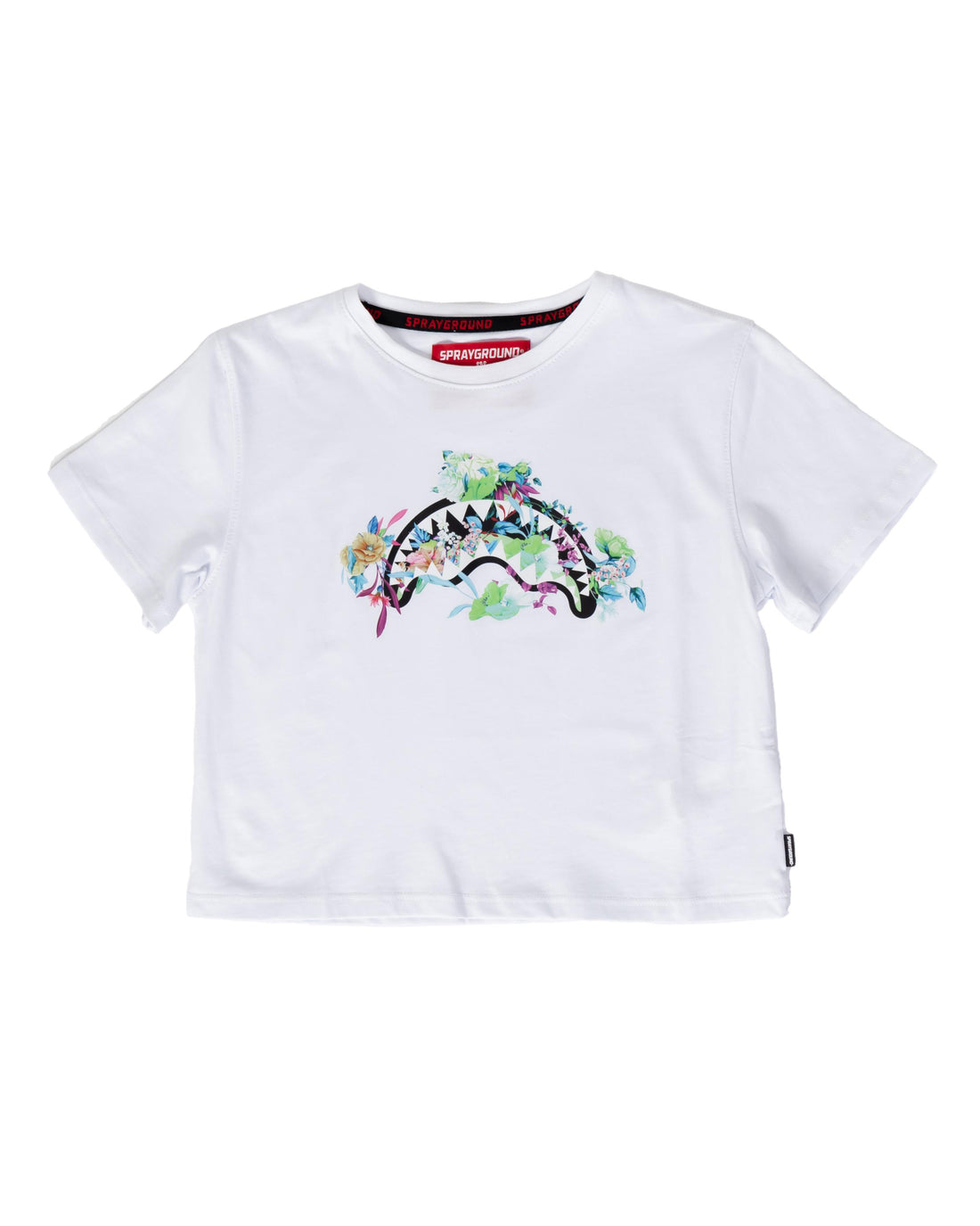 Ragazzo/a - Neon Floral Crop Tshirt