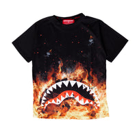 Ragazzo/a - Shark On Fire T-shirt J