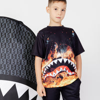 Ragazzo/a - Shark On Fire T-shirt J