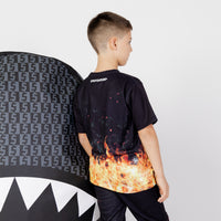 Ragazzo/a - Shark On Fire T-shirt J