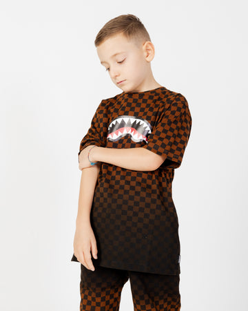 Niño / Niña  - Camiseta Sprayground SHADE CHECK T-SHIRT J Marrón
