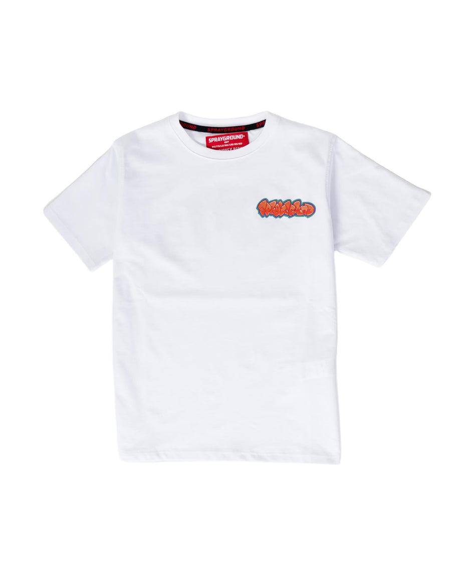 Niño / Niña  - Camiseta Sprayground GRAFFITI SPRAY T-SHIRT Blanco