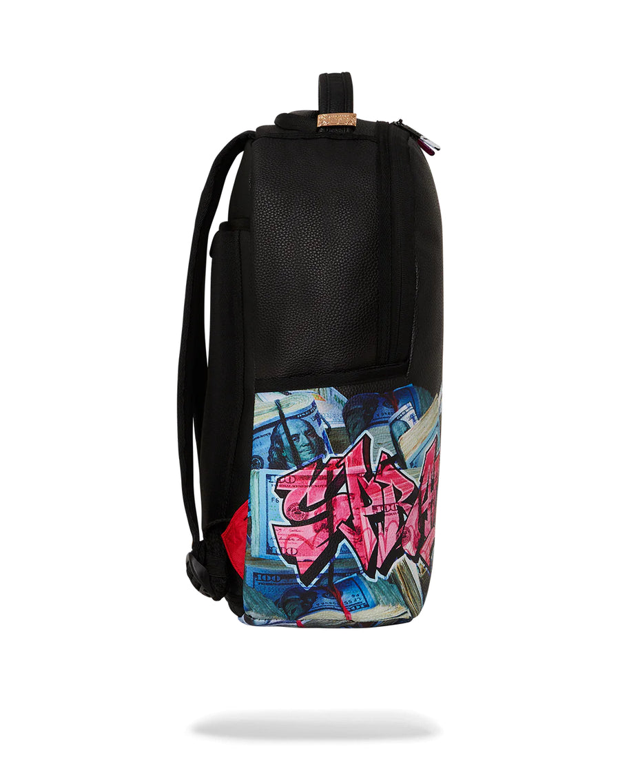 Sprayground Backpack GRAFFITTI MONEY STASH BACKPACK Black
