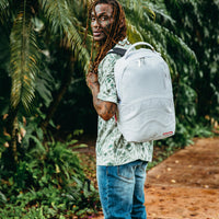 White Scribble Backpack