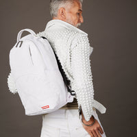 White Scribble Backpack