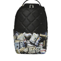 Quilted Money Stash Studded Backpack