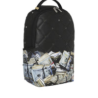 Quilted Money Stash Studded Backpack