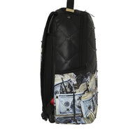 Quilted Money Stash Studded Backpack