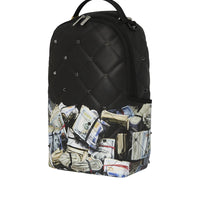 Quilted Money Stash Studded Backpack