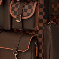 Brown Checkered Special Ops Backpack