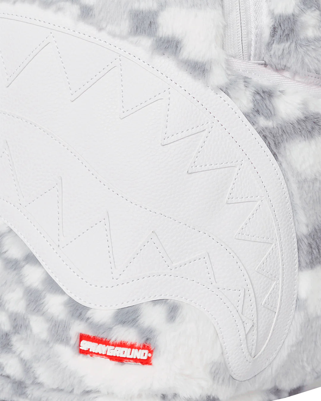 White 3am Fur Backpack