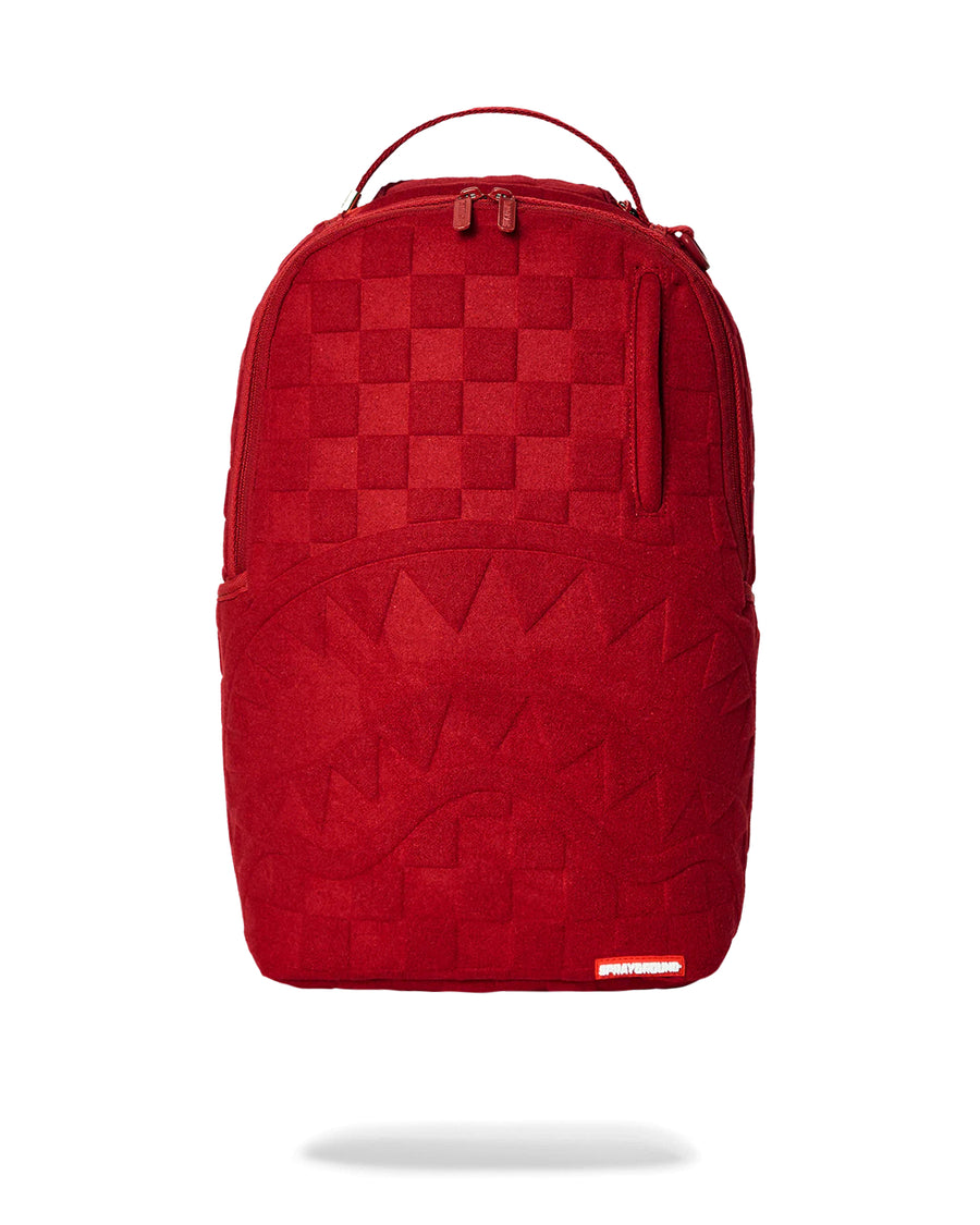 Sprayground Backpack RED CHECKERED FLOCK BACKPACK Red