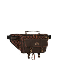 Brown Checkered Special Ops Crossbody