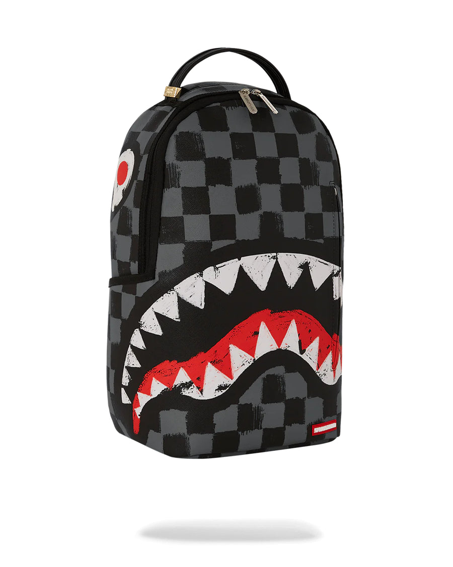 Sprayground Backpack SHARKS IN PARIS GRAY PAINT BACKPACK Grey