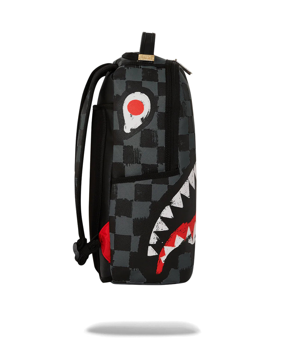 Sprayground Backpack SHARKS IN PARIS GRAY PAINT BACKPACK Grey