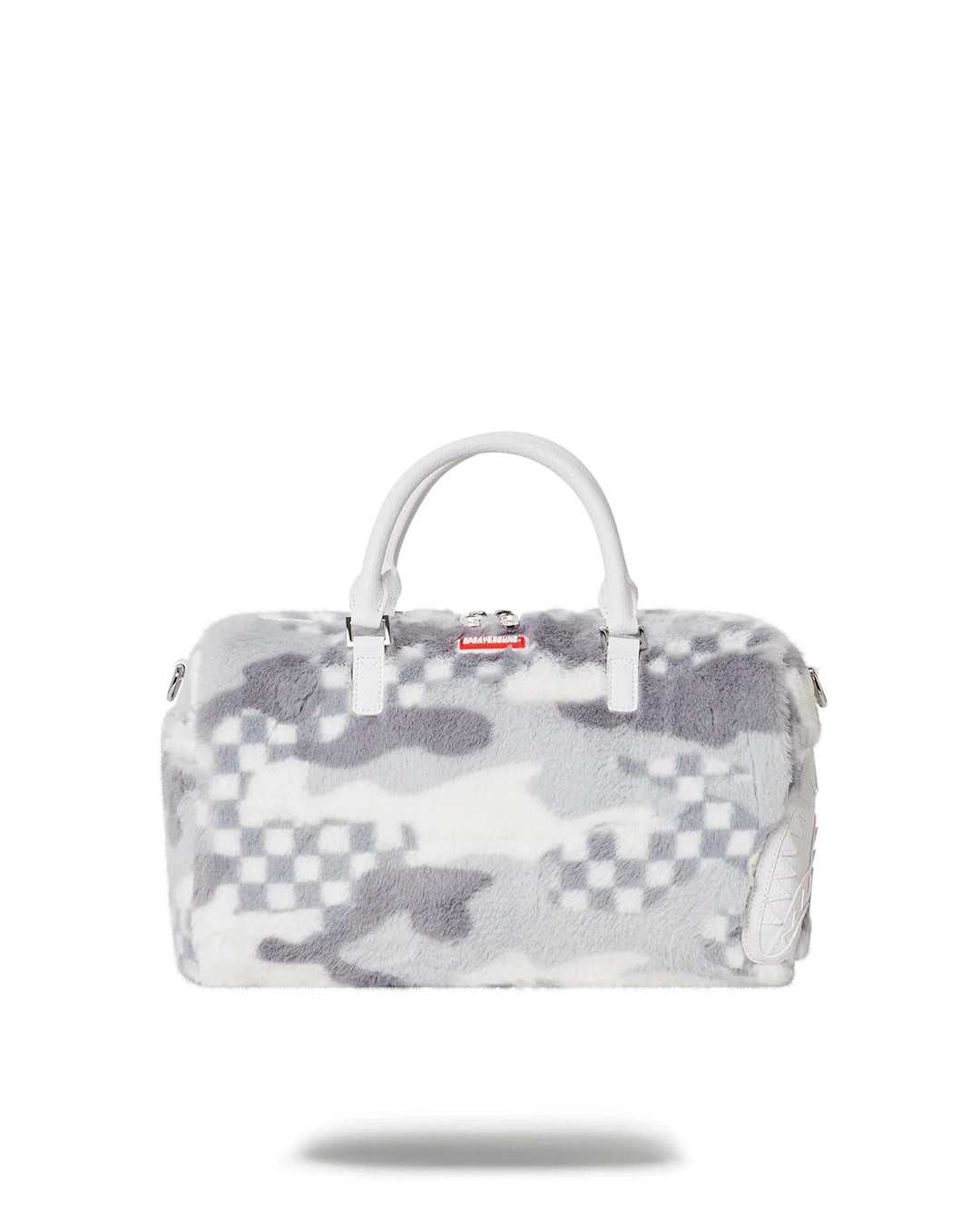 White 3am Fur Mini Duffle