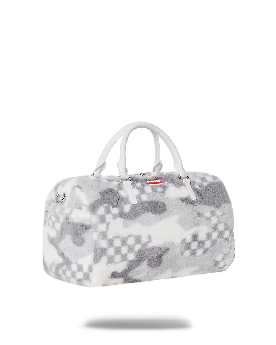 White 3am Fur Mini Duffle