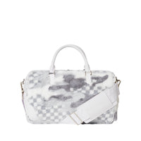 White 3am Fur Mini Duffle