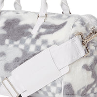 White 3am Fur Mini Duffle