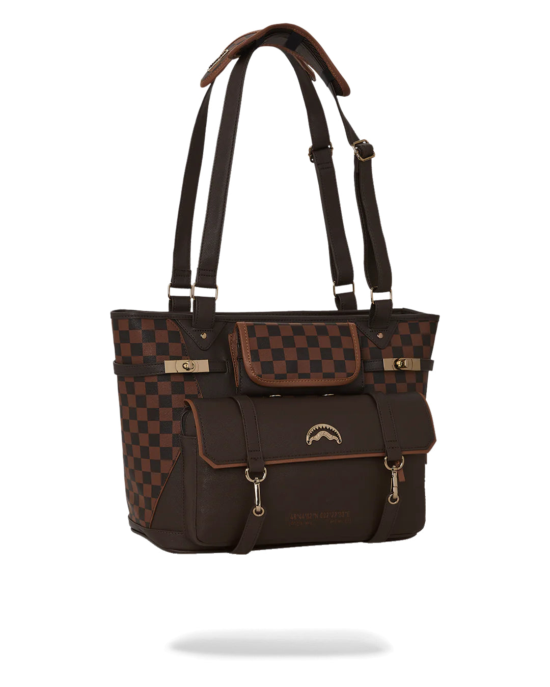 Brown Checkered Special Ops Tote