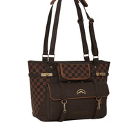 Brown Checkered Special Ops Tote