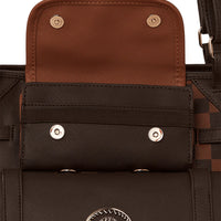 Brown Checkered Special Ops Tote