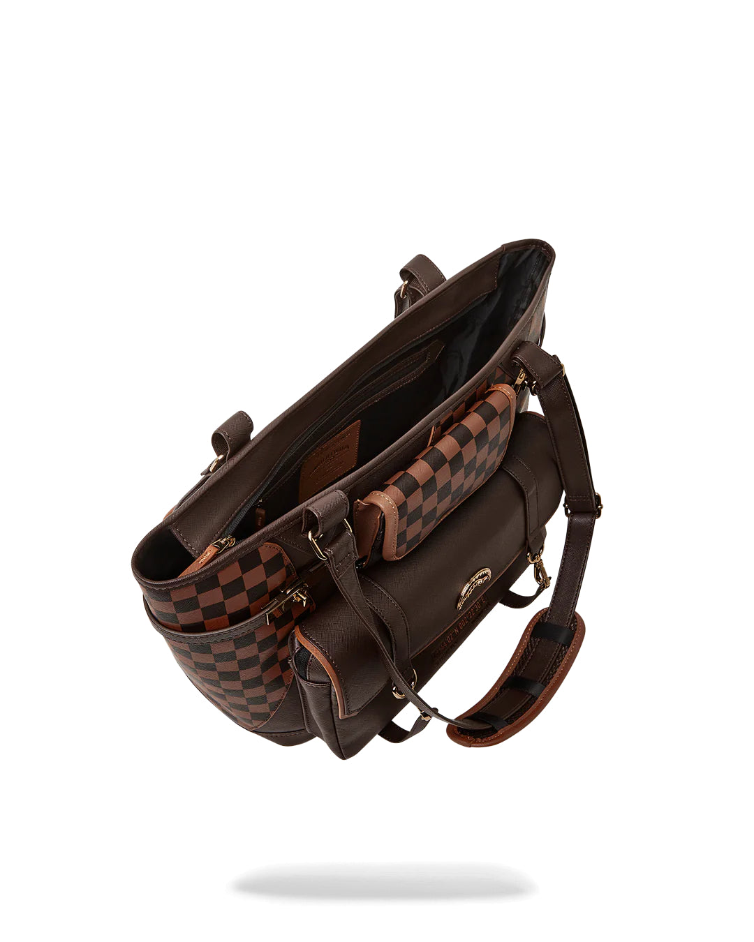 Brown Checkered Special Ops Tote