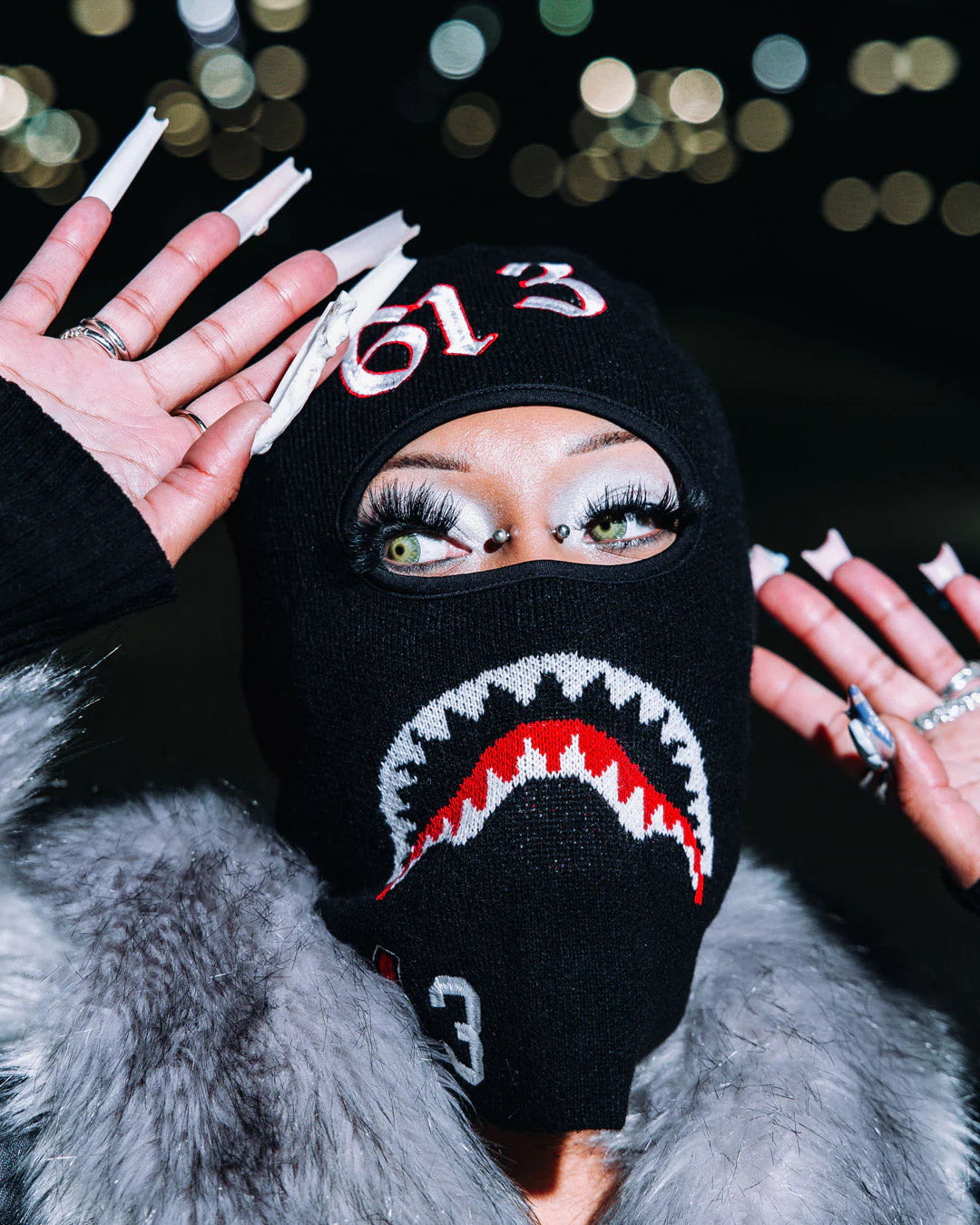 613 Typography Skimask