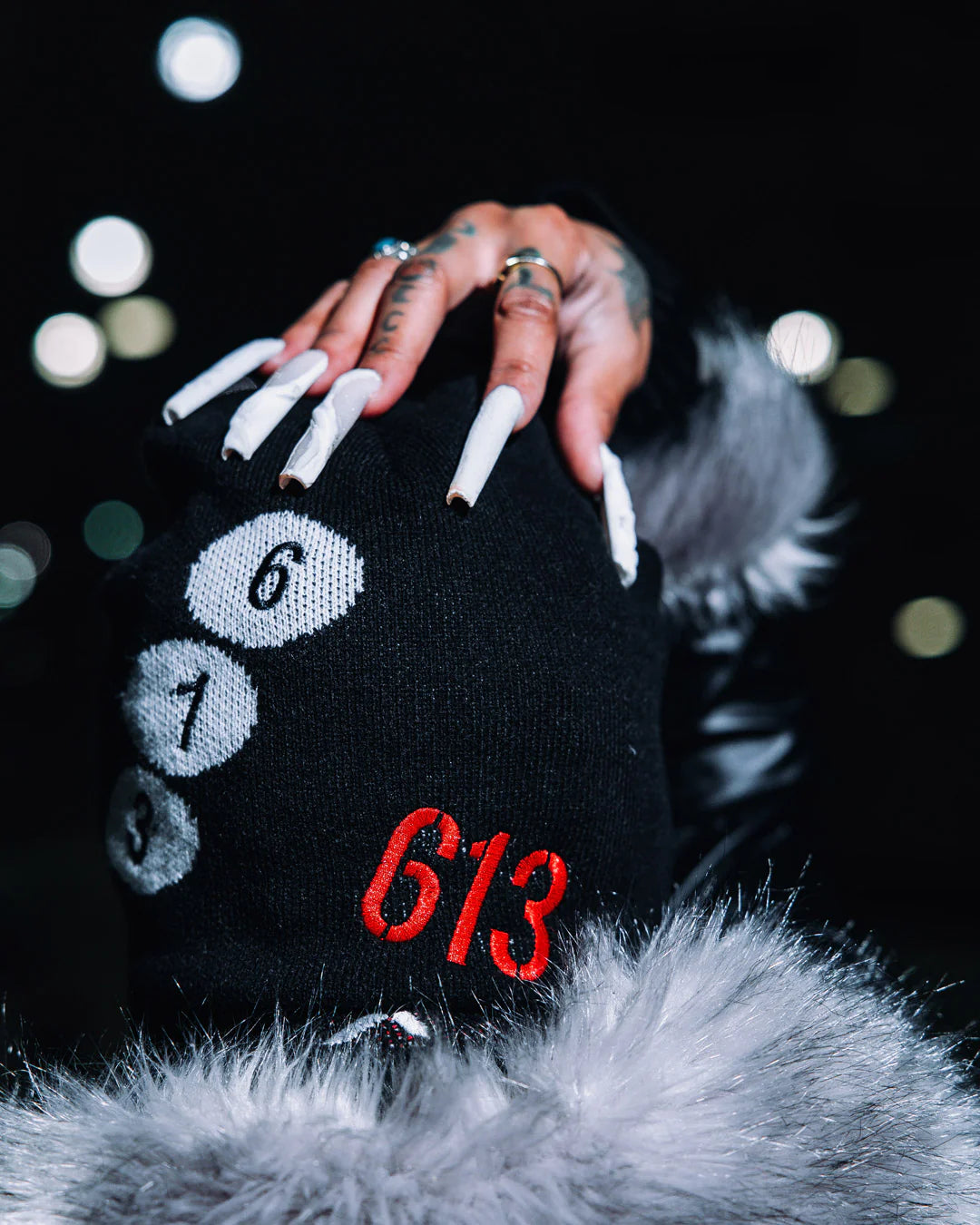 613 Typography Skimask