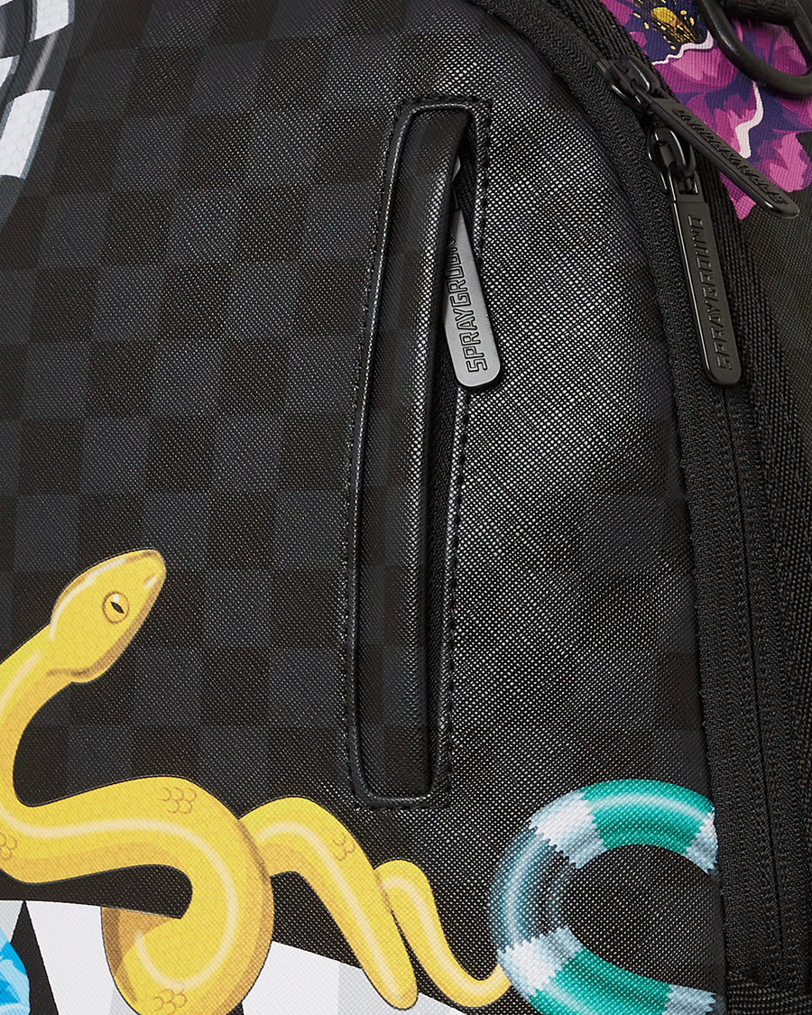 Sprayground Backpack SNAKES ON A BAG BACKPACK Black