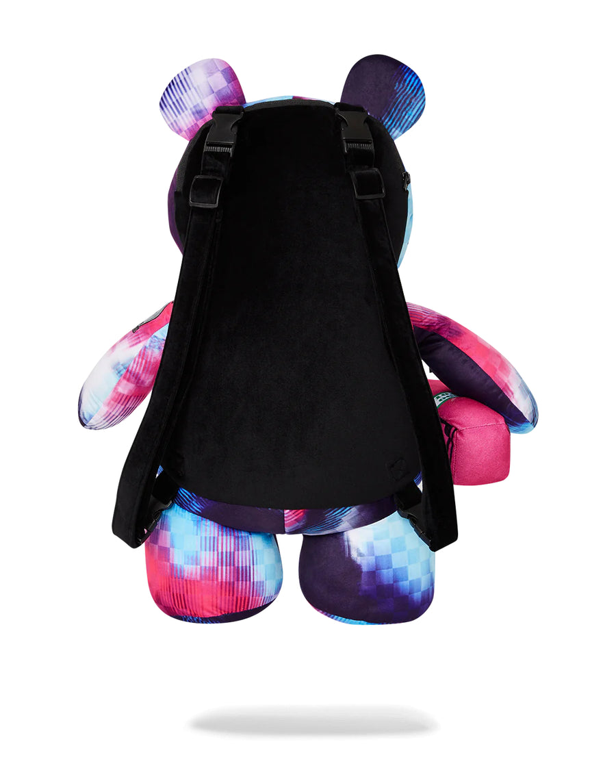 Sprayground Backpack TYE CHECK TEDDY BEAR Purple