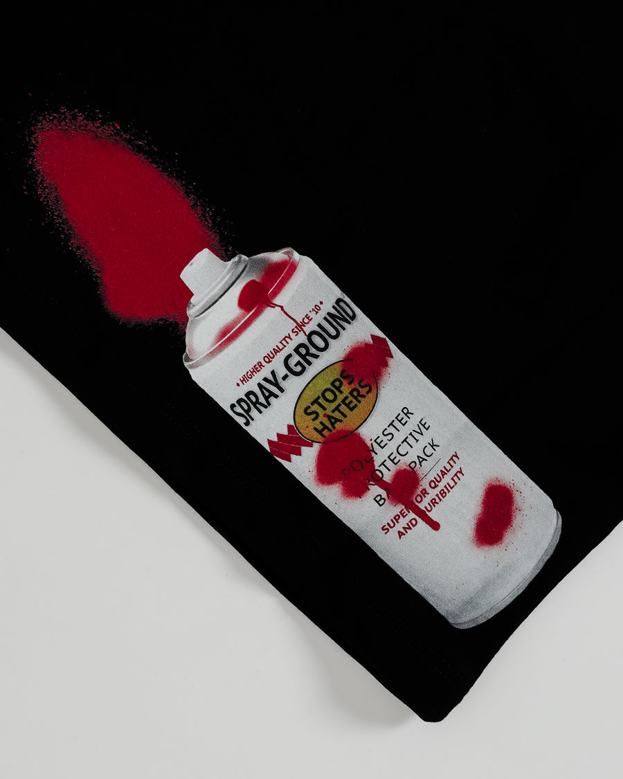 Garçon/Fille - T-shirt Sprayground SHARK PAINT OVER T-SHIRT BLK Noir