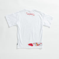 Ragazzo/a - Shark Paint Over T-shirt Wht